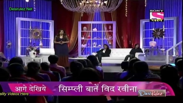 Simply Baatein With Raveena 12th October 2014 Part-2
