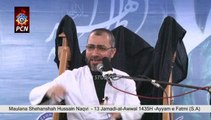 Majlis 3 Ayyam e Fatmi (s.a) 13 Jamadi-al-Awwal 1435H - Maulana Shehanshah Hussain Naqvi (part 2)