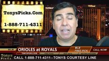 MLB Playoff Odds Kansas City Royals vs. Baltimore Orioles ALCS Game 3 Free Pick Prediction Preview 10-13-2014