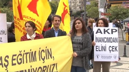 Pir Sultan Abdal Derneği'nden 'İmam da Hatip de Olamayacağız' Eylemi