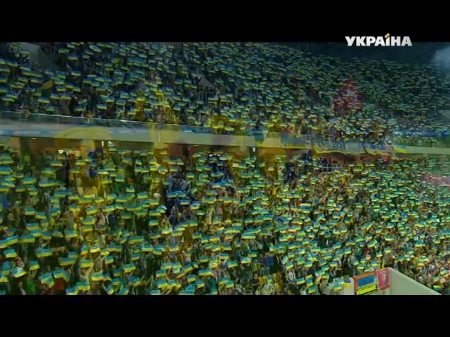 ⁣Гімн України (Україна - Македонія, 12.10.2014)