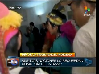 Chávez resignificó Día de la Raza y lo llamó de Resistencia indígena
