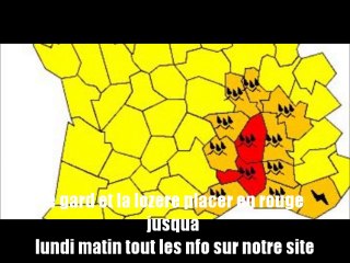 Météo Gard 12/10/2014 Alerte Rouge