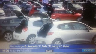 salon auto cahors laudis interrogé par FR3 télé sur véhicules electriques