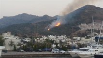 Bodrum'da Makilik Alanda Yangın