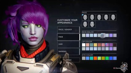 Destiny Character Creation(PS4)
