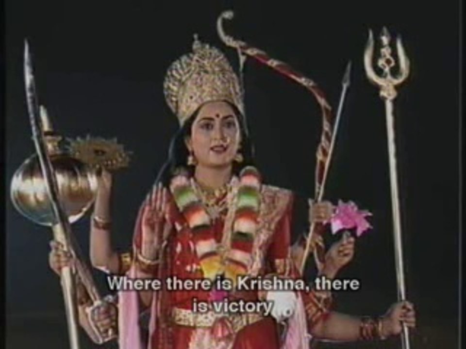 Arjun worships Durga,rules of war layed