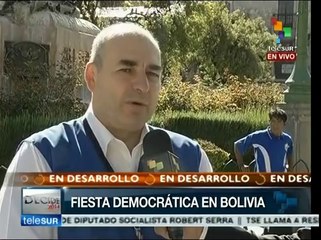 No hay incidencias que reportar en elección boliviana: Unasur