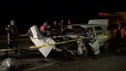 Tokat'ta Trafik Kazası 2 Ölü, 2 Yaralı