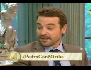 Pedro en Almorzando con Mirtha Legrand 4 (respeto-invitación casamiento-"Más enamorados..."-saludos a Paula) - 12 de Octubre