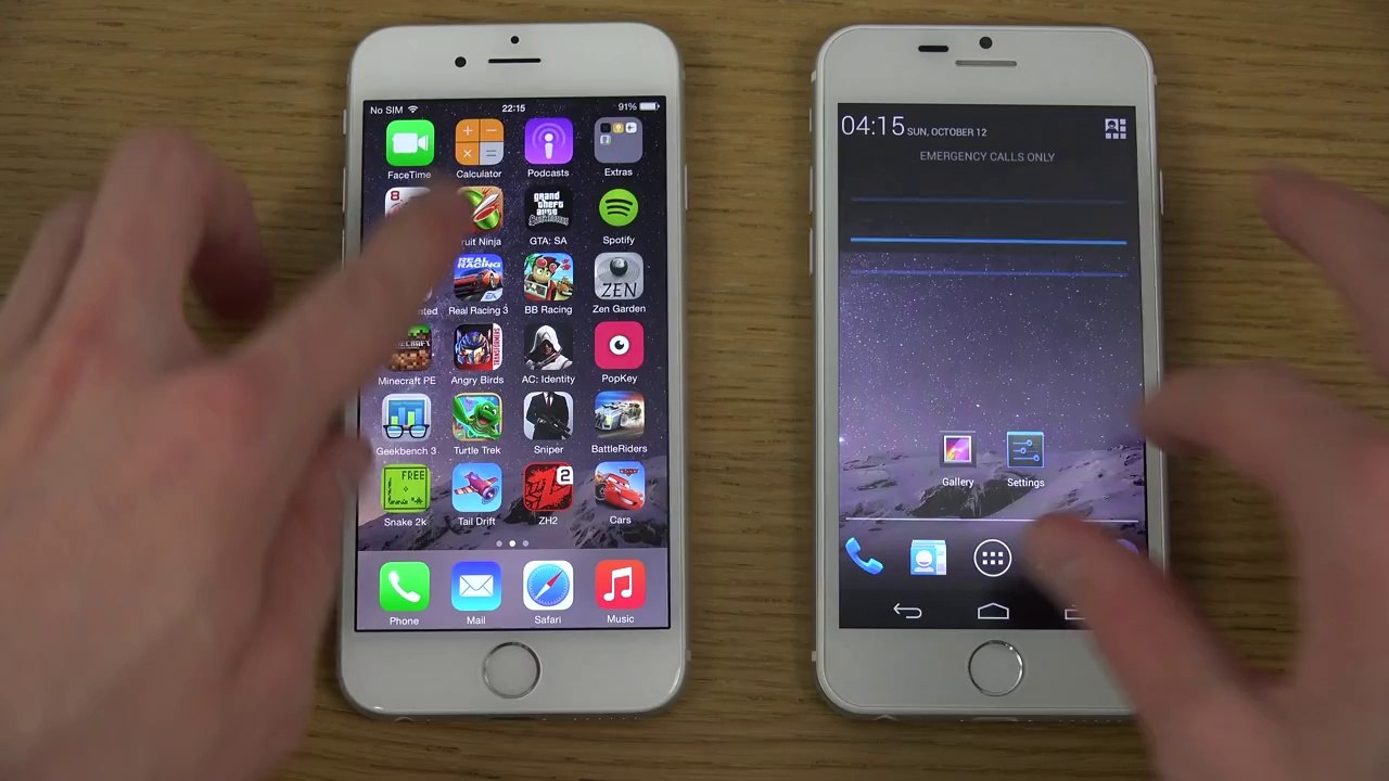 iPhone 6 vs. Goophone I6 - Benchmark Speed Test (4K)