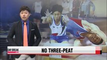 Injured Yang Hak-seon fails to win 3rd straight World Championship