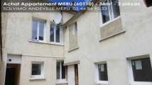 A vendre - appartement - MERU (60110) - 3 pièces - 34m²