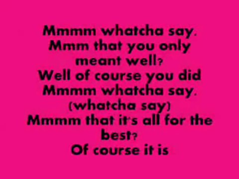 Jason Derulo - Whatcha Say (lyrics)