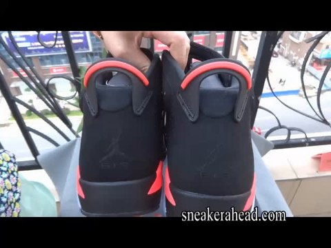 Authentic Air Jordan VI Retro Infrared With 3M Shoe Reviews