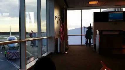 Couple Arrives Late At The Airport