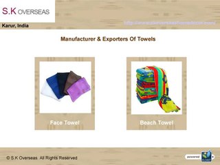 Towel Manufacturers in India