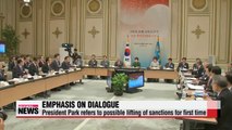 President Park emphasizes inter-Korean dialogue after gunfire exchange