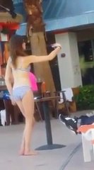 Intentando hacerse un selfie durante un minuto