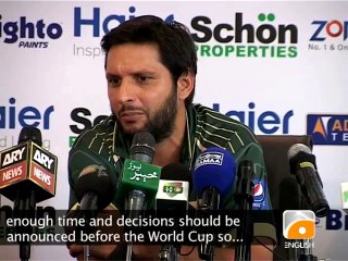 Afridi's Response on Remaining ODI Captain