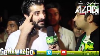 Hamza Ali Abbasi talks why he is participating in Azadi March