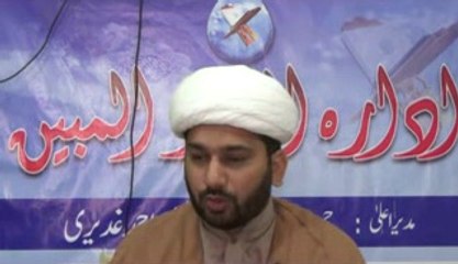 Tafseer sura baqarah ayat65 to 66 in reza najaf imam bargah iqbal town lahore