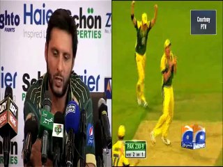 Afridi on ODI Loss Against Australia-13 Oct 2014