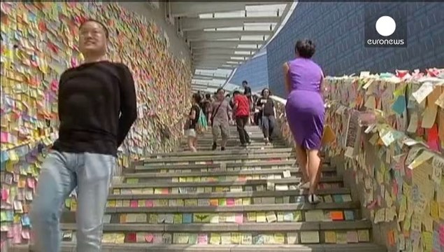 Гонконг: ночная стычка манифестантов с полицией