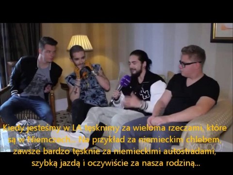 Tokio Hotel dla Yahoo Deutschland napisy PL