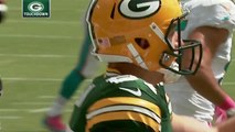 Rodgers throws 9-yard touchdown pass to Nelson