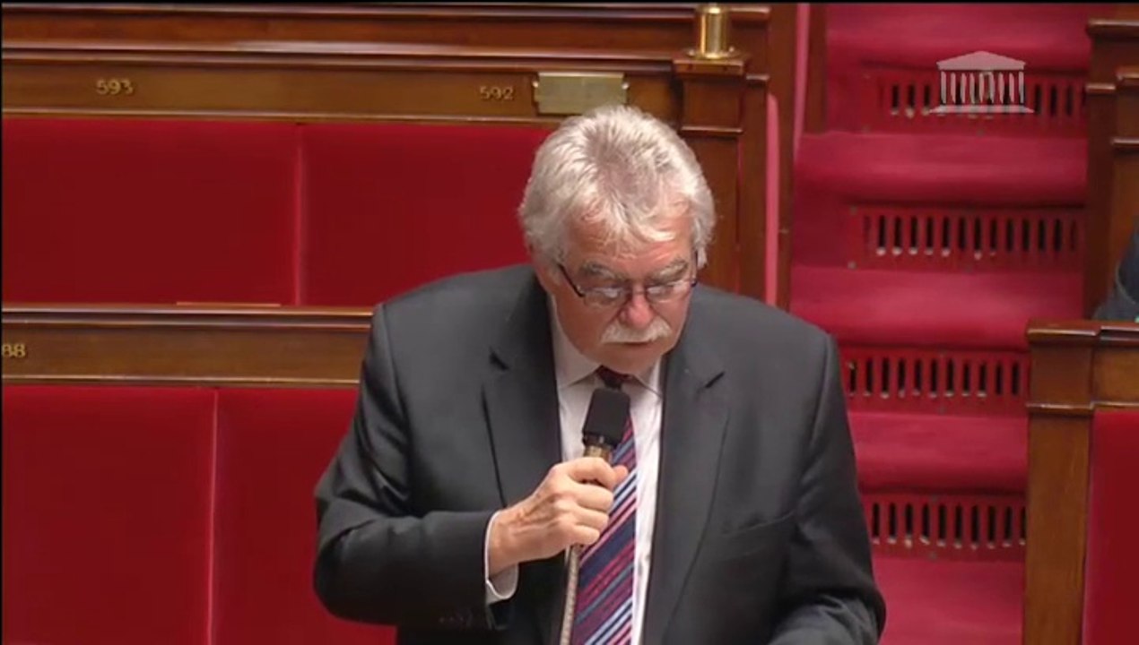 Avenir des barrages hydroélectriques : intervention d'A. Chassaigne (loi relative à la transition énergétique - Art29)