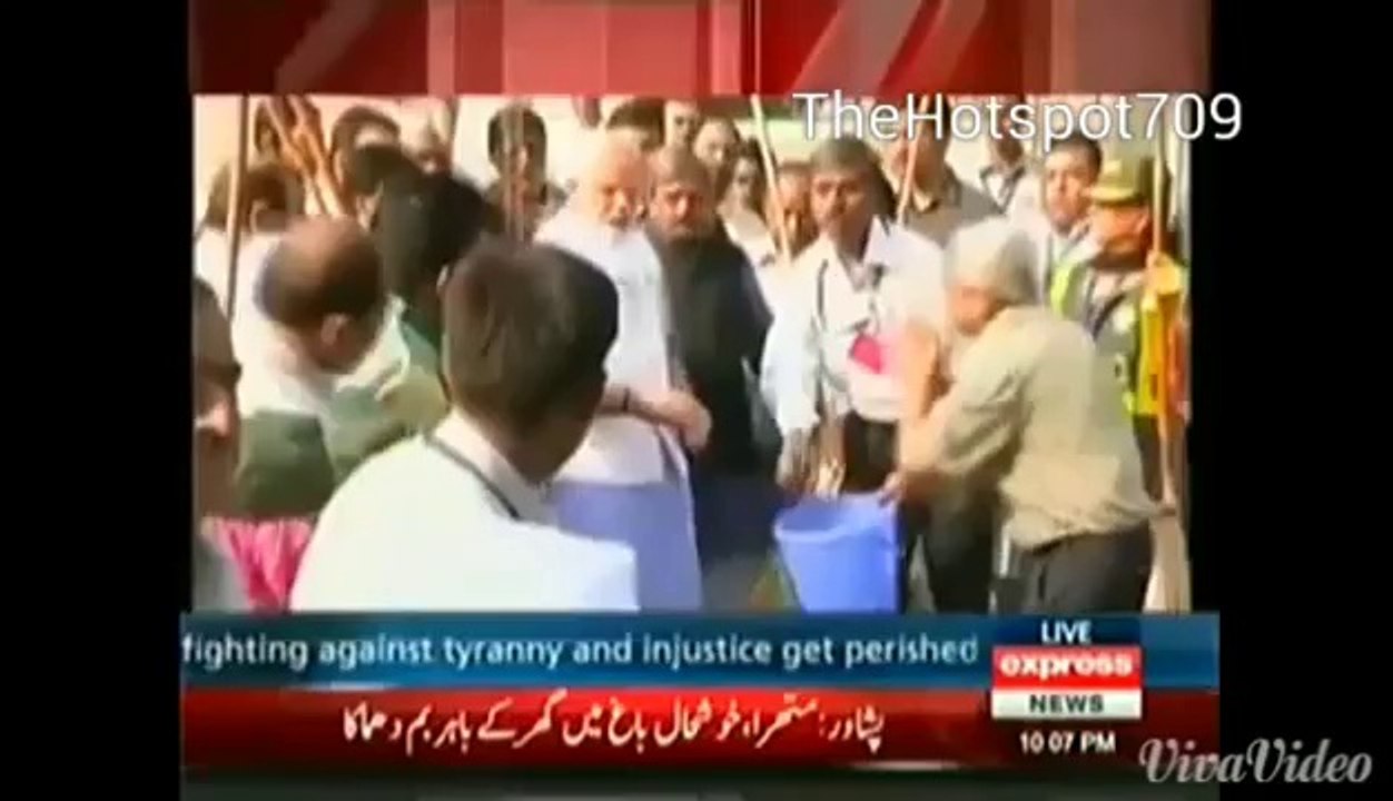 Pakistani Media Prasing Narendra Modi on Cleaning India - Qurbani