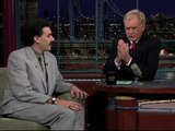 Borat en interview chez David Letterman