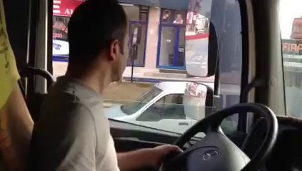 İlk kez tır kullanan adamın heyecanı