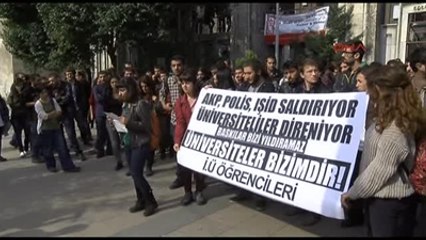 Gözaltına Alınan Arkadaşları İçin Basın Açıklaması Yaptılar