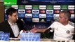 Mourinho ends his pre Steaua presser giving a signed top to the translator