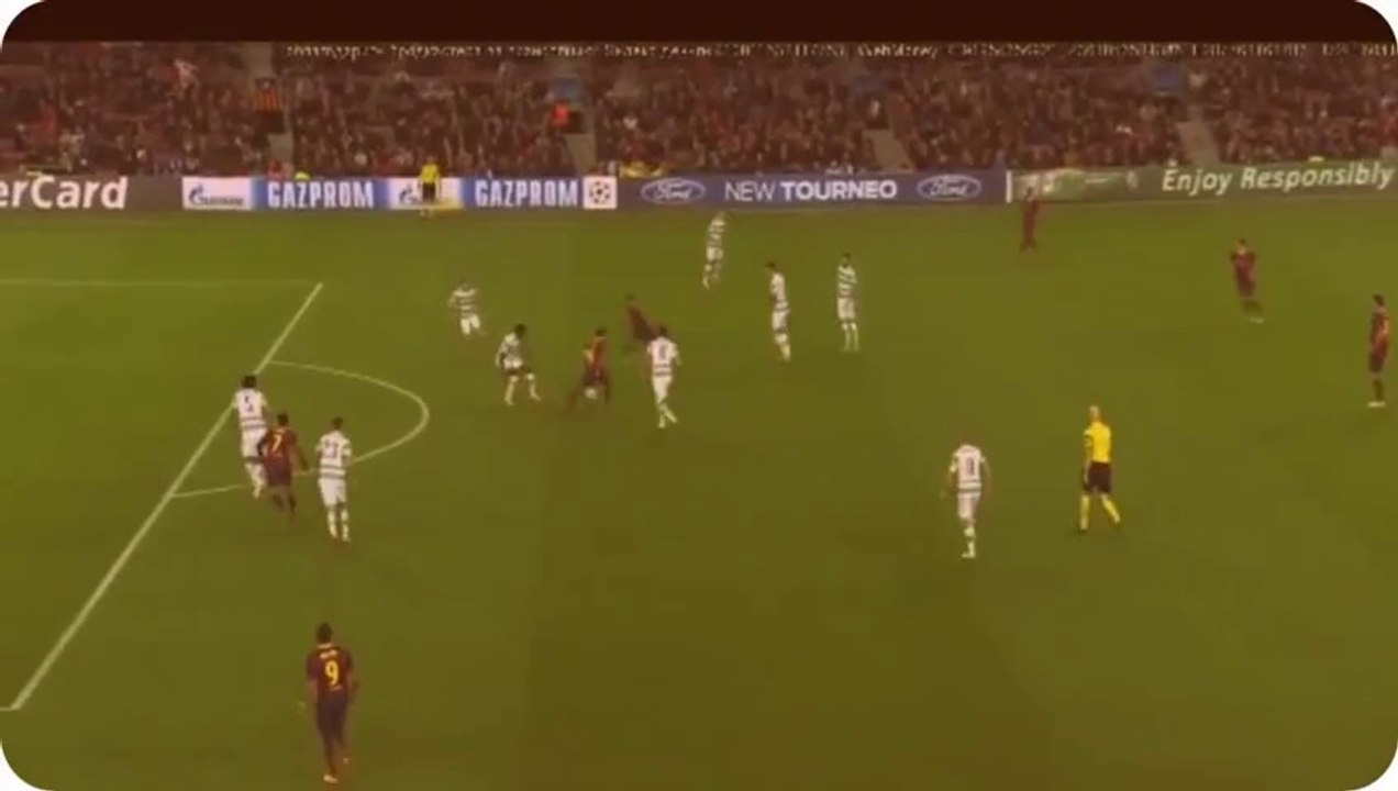 Neymar Fantastic Golazo! Barcelona 4 0 Celtic HD 2013