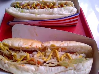 The New York & Chicago Style Hot Dogs at Lil' America