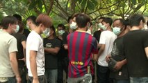 Confrontos durante protestos em Hong Kong