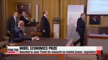 Frenchman Tirole wins Nobel Prize for Economics