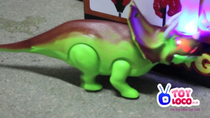 WWW.TOYLOCO.CO.UK Battery Operated Model Pentaceratops With Sound 1005A