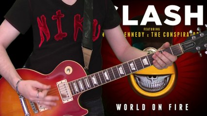Slash - World On Fire (full guitar cover)
