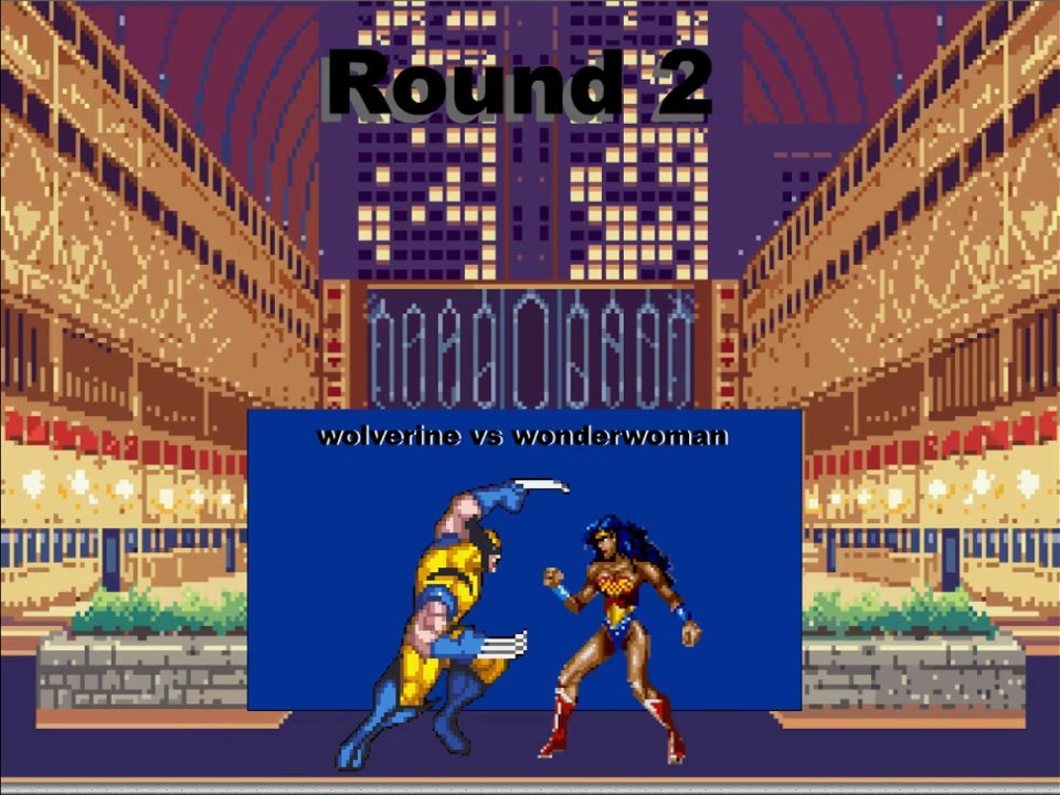 Wolverine VS Wonder Woman In A X-Men VS Justice League Match / Battle / Fight