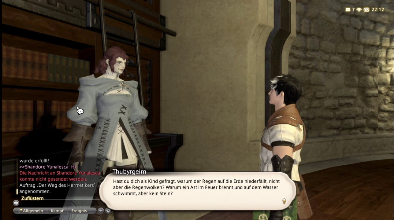 Let's Play Final Fantasy XIV a Realm Reborn (German) Part 2 - Die Hermetiker Gilde