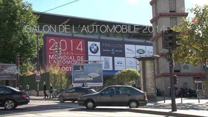 Le stand du ministère de l'Intérieur au Mondial de l'Automobile 2014