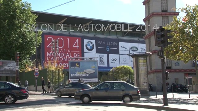 Le stand du ministère de l'Intérieur au Mondial de l'Automobile 2014