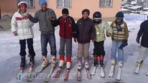 kars sarıkamış ALİ SOFİ KÖYÜ kayaklı tulum halayı