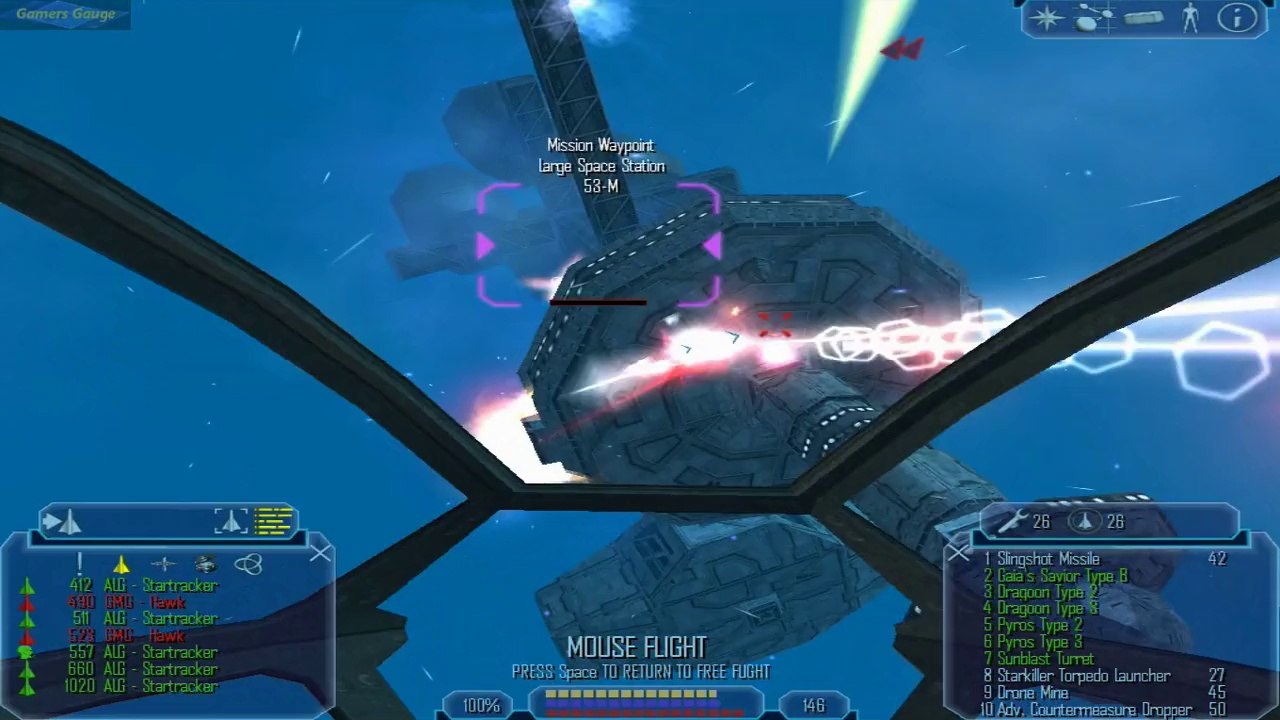 Freelancer - Side mission for ALG, Anubis versus GMG large base