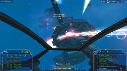 Freelancer - Side mission for ALG, Anubis versus GMG large base