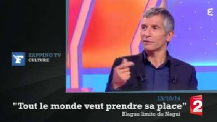 Zapping TV : la blague limite de Nagui sur les "tapettes"